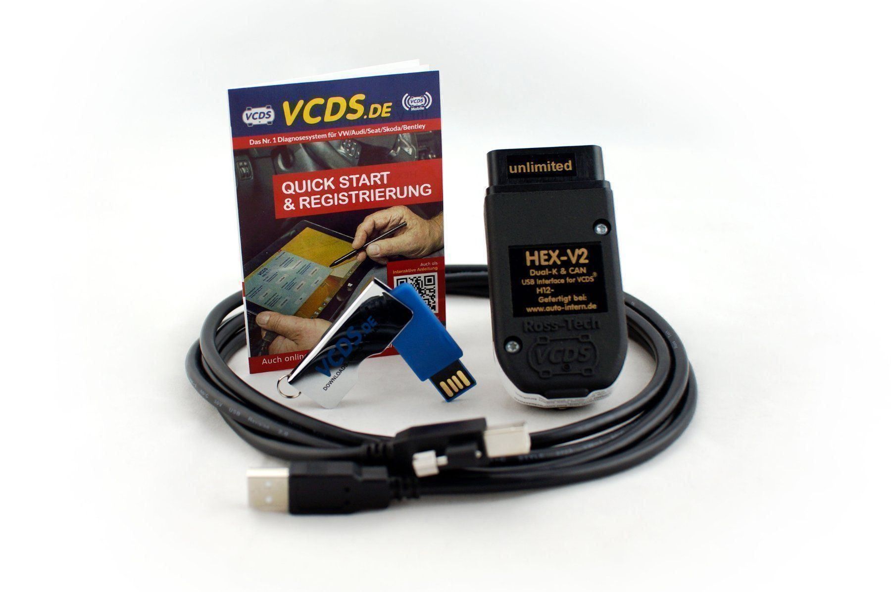 Alle Werkzeuge: Original VCDS Diagnosekoffer HEX-V2 / Unlimitiert – Neu und originalverpackt aus Wangen ZH von simplygoodproducts 1