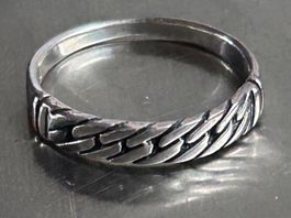 Silberring Panzerkette Gr. 50/52 markant & elegant