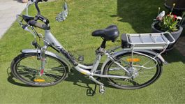 E- Bike Damen Fahrrad Leopard Akku defekt