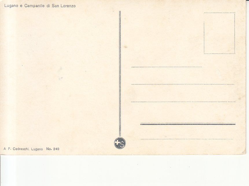 Cartes postales: Lugano San Lorenzo, ca. 1920 – D'occasion à Bürglen TG par StampGraf 1