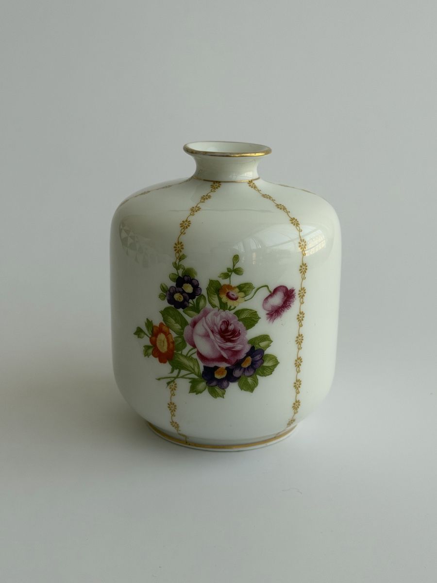 Rosenthal Vasen & Gefässe: Vase Rosenthal Luise fleurs et dorures  – Gebraucht aus Genève von mar_nd6c 3