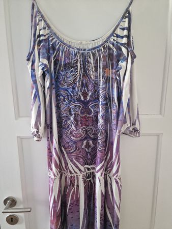 Sommerliches Kleid mit Strass-Details, Grösse XL Top!