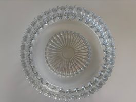 Coupe en verre décorative vintage, centre de table
