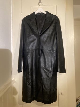 Vintage Ledermantel aus Paris