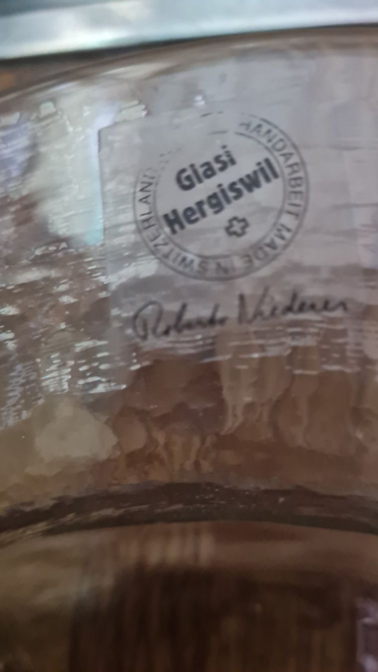 Glasi Hergiswil Ciotole: Glasi Hergiswil Schale – Usato da Münsingen venduto da Cuci31 3
