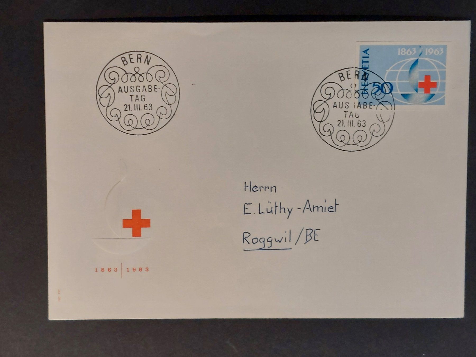 Tutti i francobolli: FDC 100 J Rotes Kreuz, Block & einzeln, 1963 – Usato da Obfelden venduto da Funke2 1