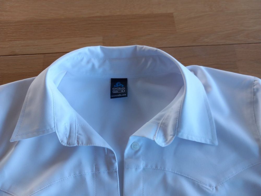 Odlo Camicette: Odlo Damen Bluse Gr. S Weiss kurzarm – Nuovo (secondo la descrizione) da Oensingen venduto da SpiPhEg46 4