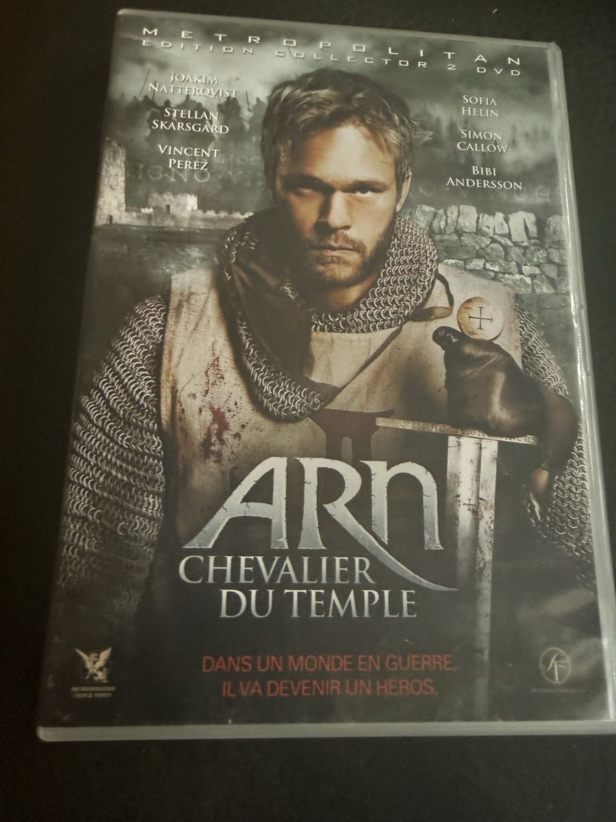 Tous les DVDs: Arn, Chevalier du Temple (2 📀) – D'occasion à Troinex par grigri2020