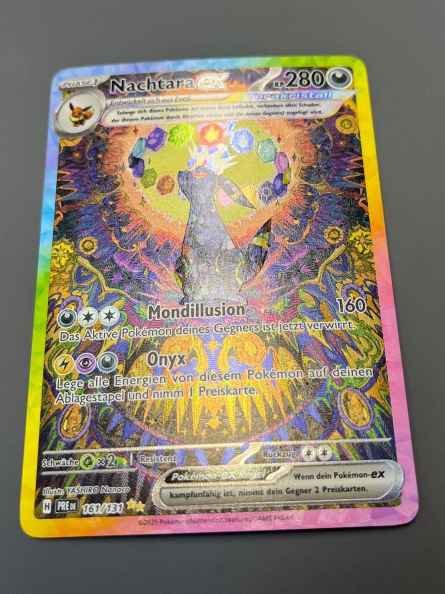 Pokémon Sammelbilder & Trading cards: Nachtara ex 161  - Prismatic Evolutions - DE – Neu (gemäss Beschreibung) aus St. Niklaus VS von tru_vj5x 1