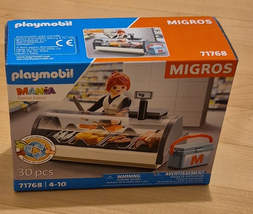 Playmobil Migros Mania Édition Spéciale 71768 - Boucherie - Neuf Sous Blister