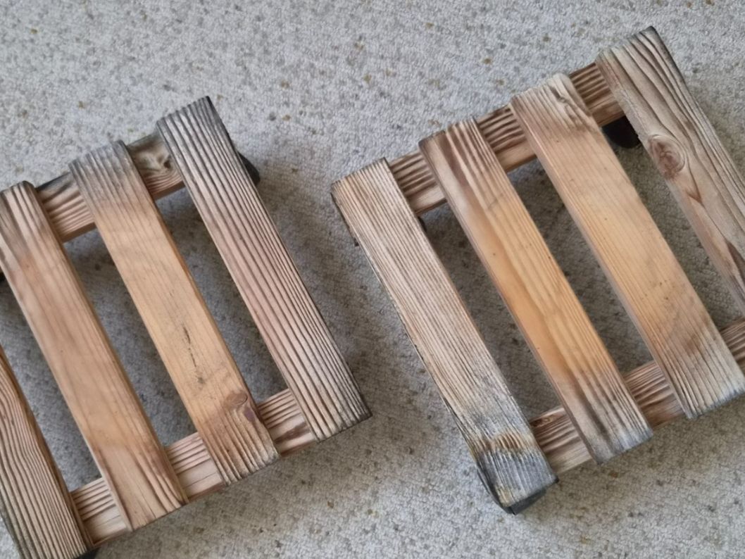 Altro per la casa: 2er Set Holz-Pflanzenroller, Allzweckroller, Garten – Usato da Eschenbach SG venduto da floeckli444 2