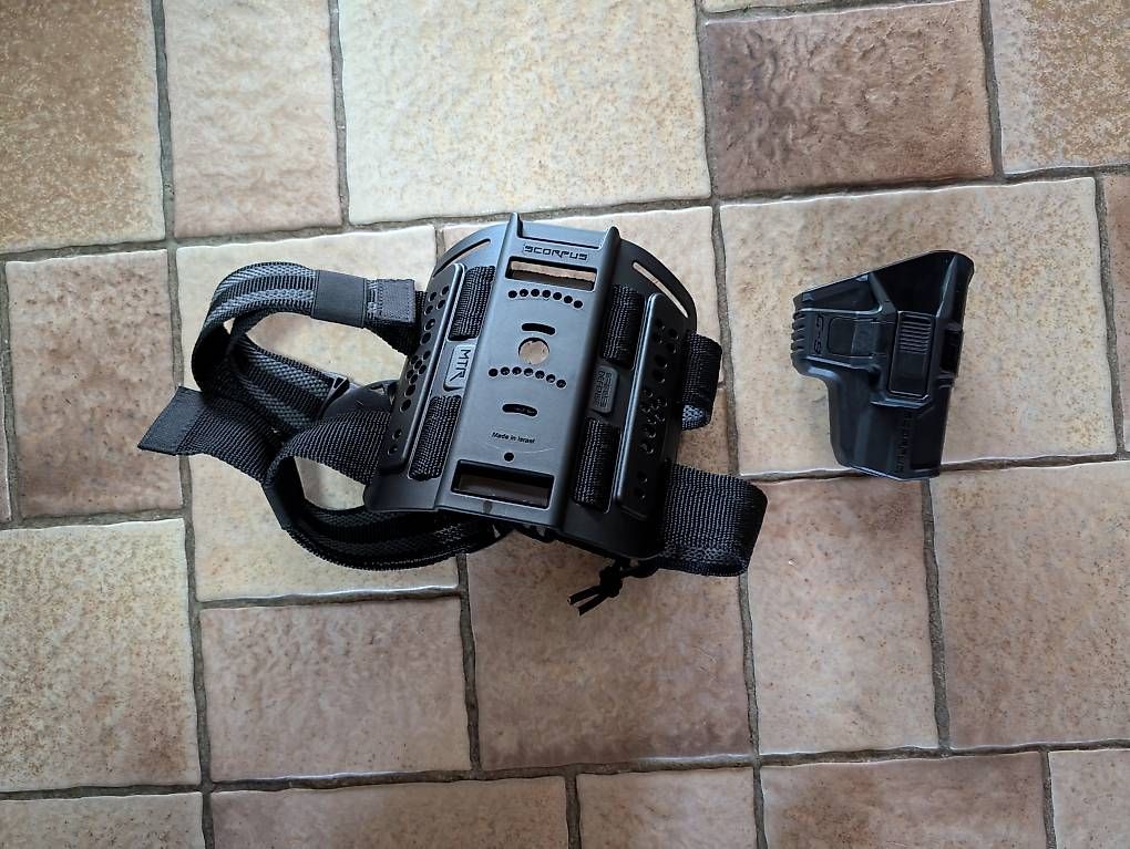 Tiro a segno: Scorpus Beinplatte inkl. Holster Glock 17/19 – Usato da Windlach venduto da Tangler89 3