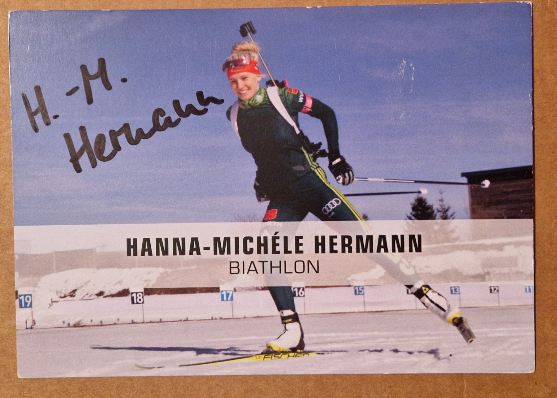 Autografi: Hanna Michéle Hermann - Handsiegniert – Usato da Menziken venduto da Autogramme