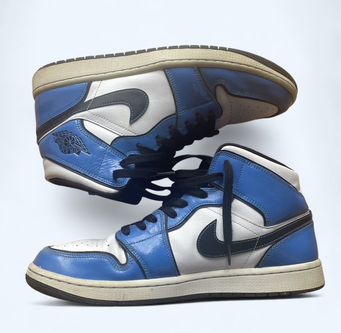 Jordan Scarpe da uomo: Jordan 1 mid bleu taille 45 – Usato da Châtillon JU venduto da rya_bl75 1