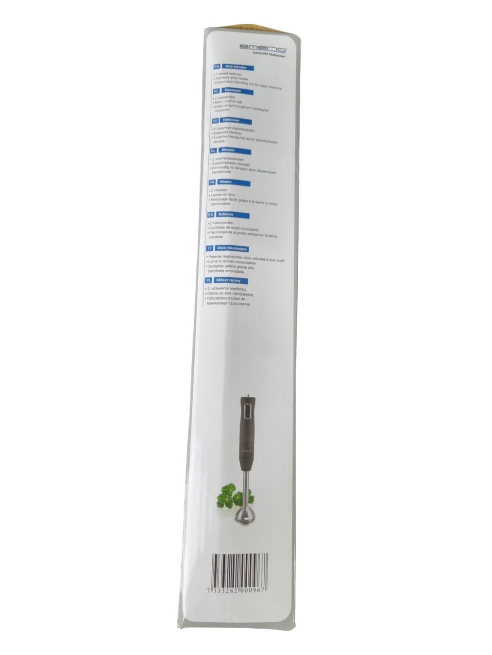 Elettrodomestici da cucina: EMERIO Edelstahl Stabmixer – Nuovo e nell'imballaggio originale da Wangen b. Olten venduto da Restwert_Wangen 1