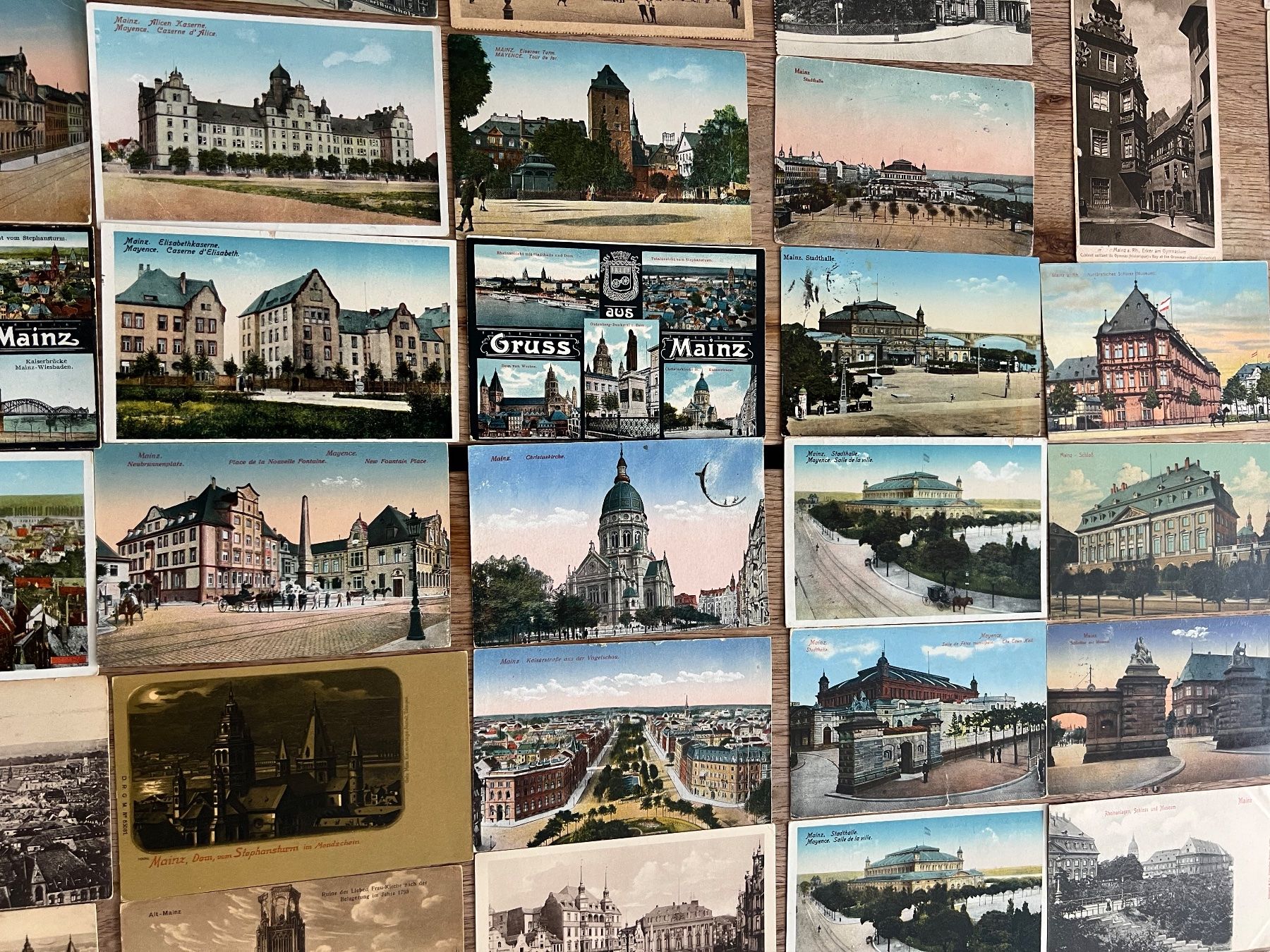 Cartoline postali: Sammlung Ansichtskarten Deutsches Reich - Mainz 2. Teil – Usato da Hermetschwil-Staffeln venduto da militaria-schweiz 5
