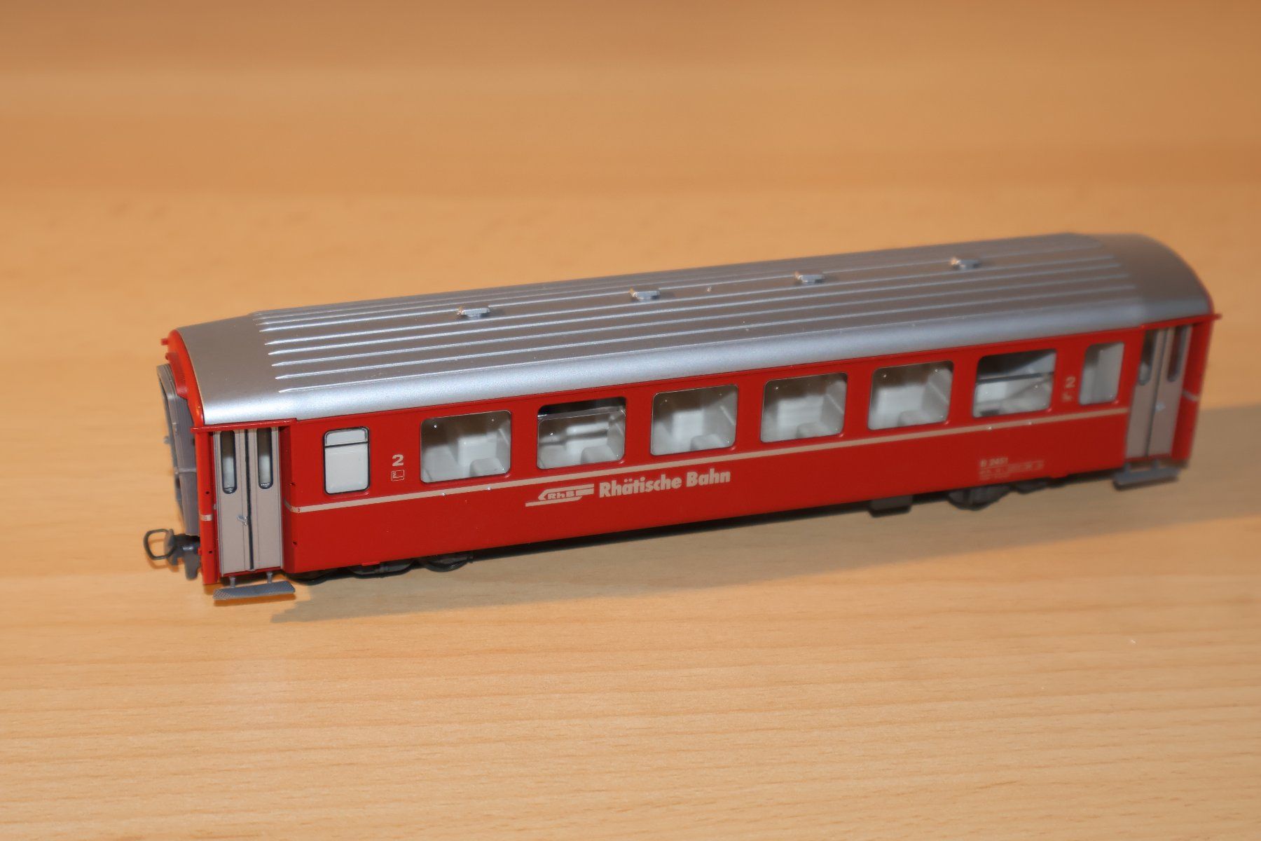 Bemo Modellini di ferrovie: 3 Bemo Personnenwagen rot – Usato da La Tour-de-Peilz venduto da valoute 3