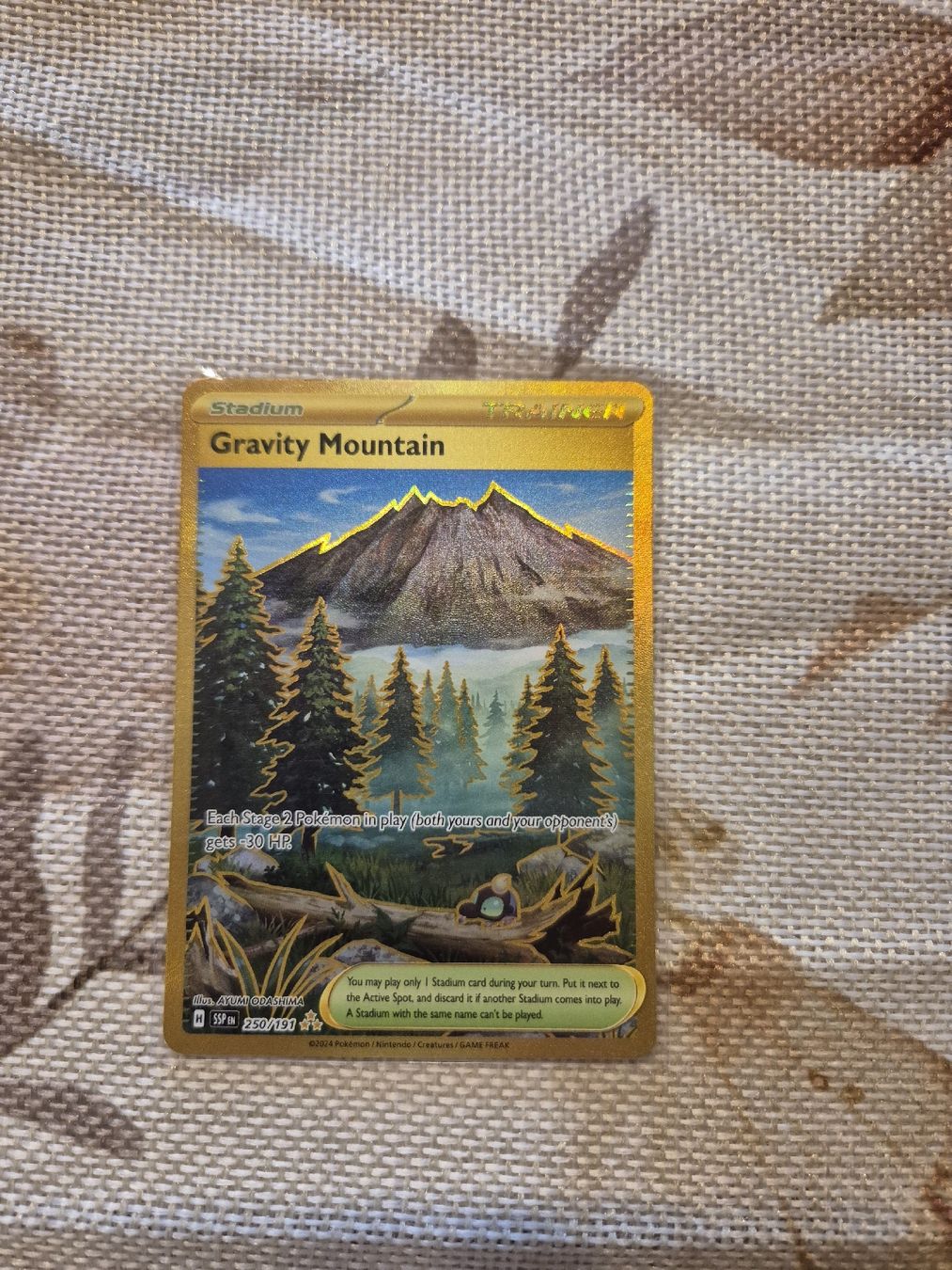 Pokémon Sammelbilder & Trading cards: Gravity Mountain Full Art Pokemon SSP 250/191 EN – Neu (gemäss Beschreibung) aus Altdorf UR von Josi5588 2