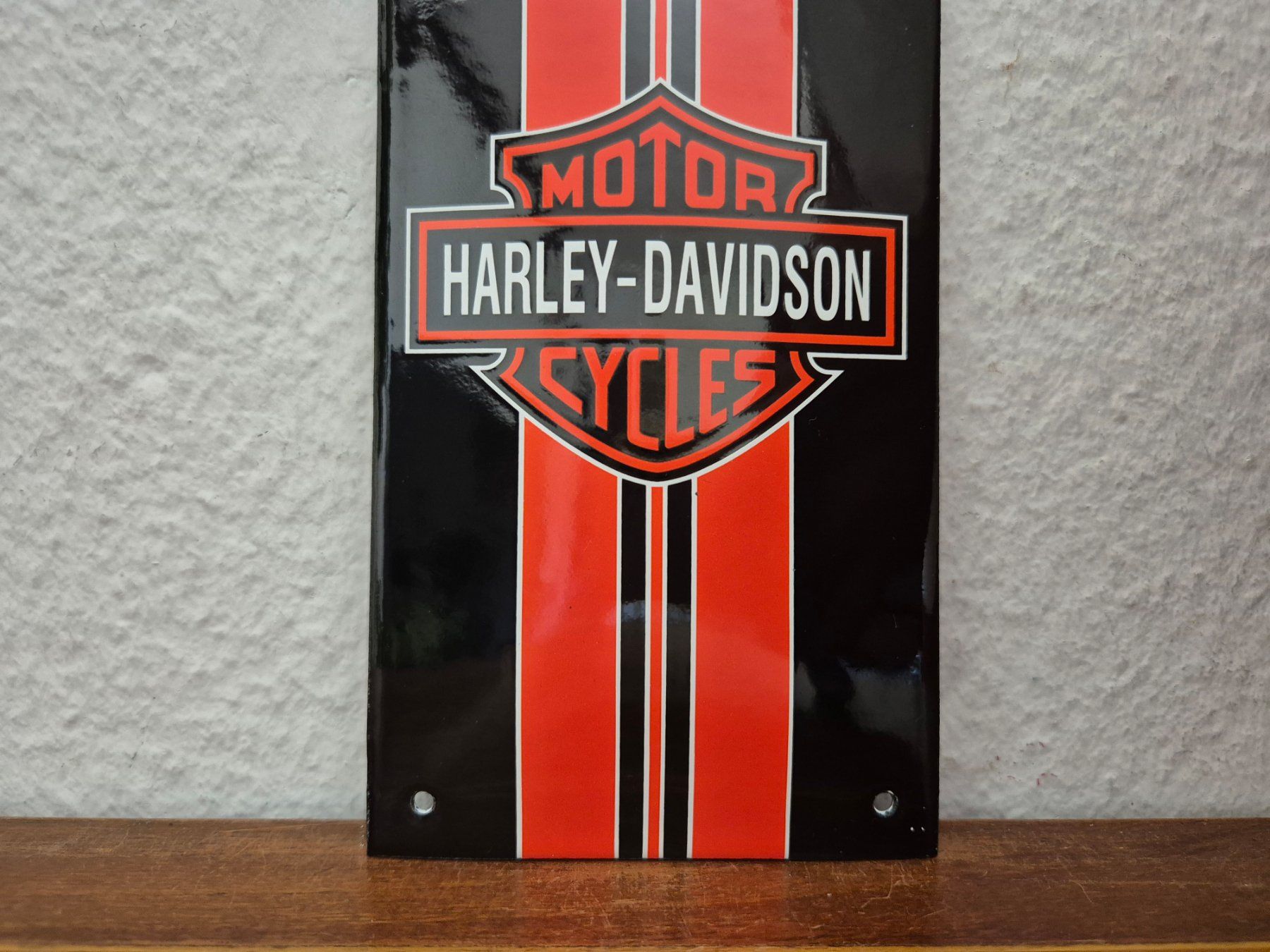 Harley-Davidson Insegne: Emailschild Harley Davidson Motorrad Service Emaille Schild – Nuovo (secondo la descrizione) da Schaffhausen venduto da pfanis09 2