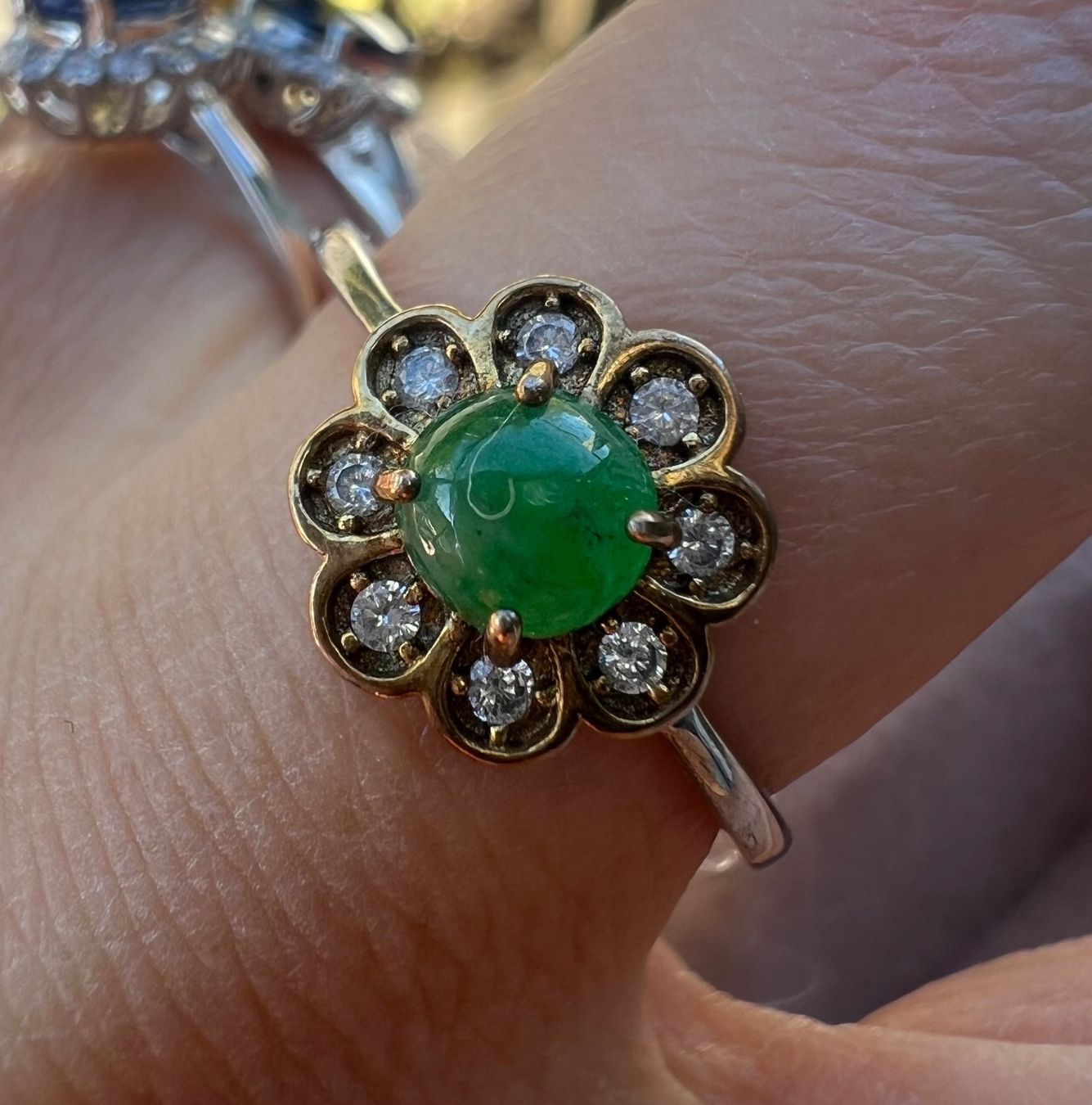Bagues: Silberring mit echter Jadeite-Jade – Neuf (Voir description) à Bern par Steinfieber 2