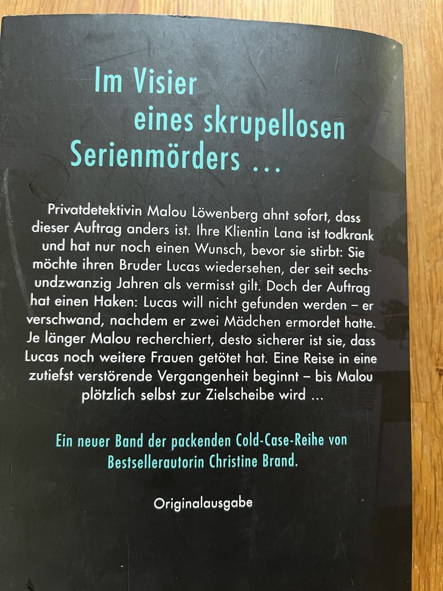Libri: Christine Brand Der Fall Lucas – Usato da Trimstein venduto da Zenzi73 1