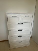 Kommode weiss 6 Schubladen guter Zustand