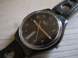 Swatch Quartz Day-Date Läuft Genau Sehr Selten Rar