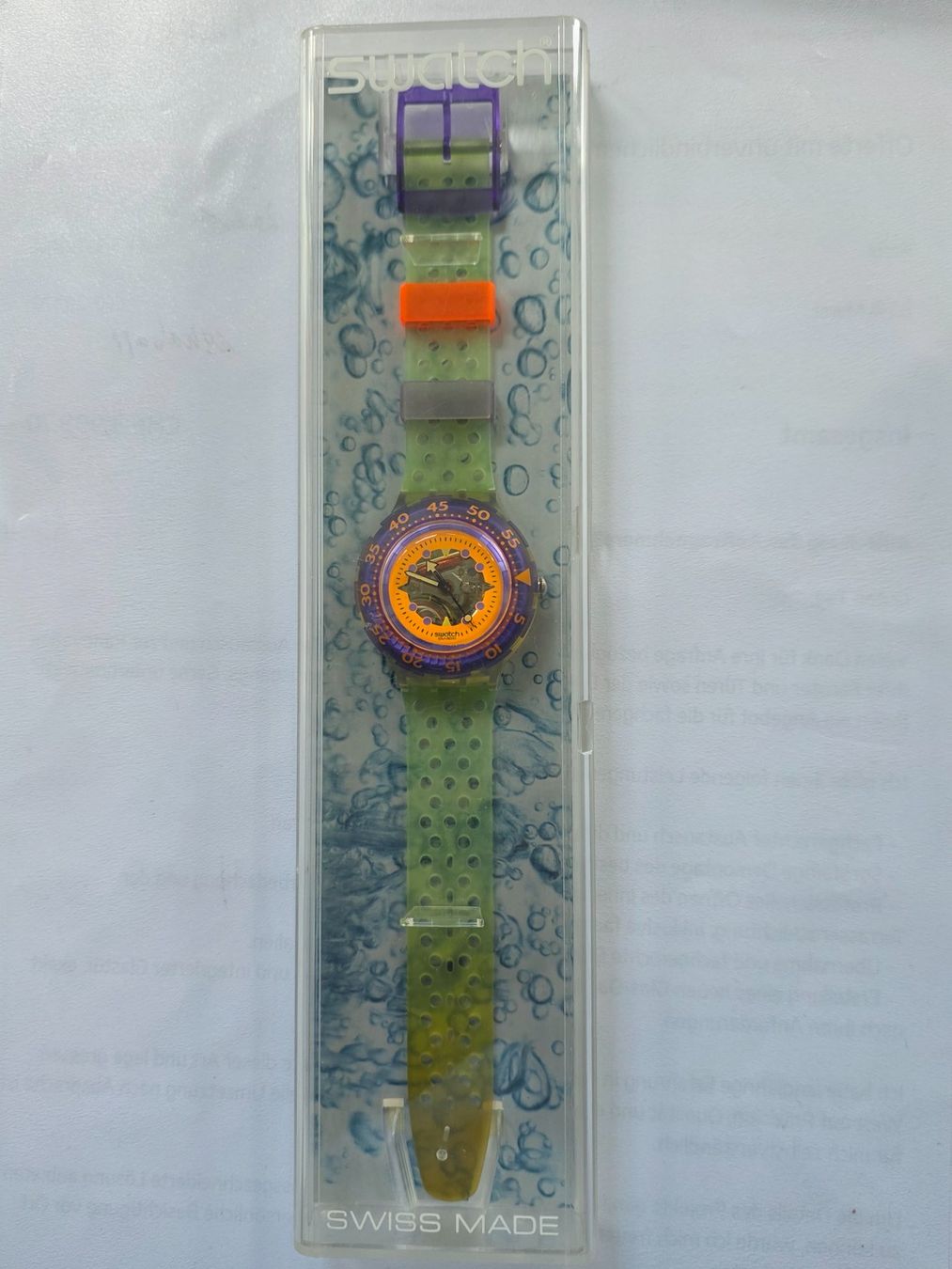 Swatch Orologi: Swatch Uhr – Nuovo e nell'imballaggio originale da Zürich venduto da adriben 1