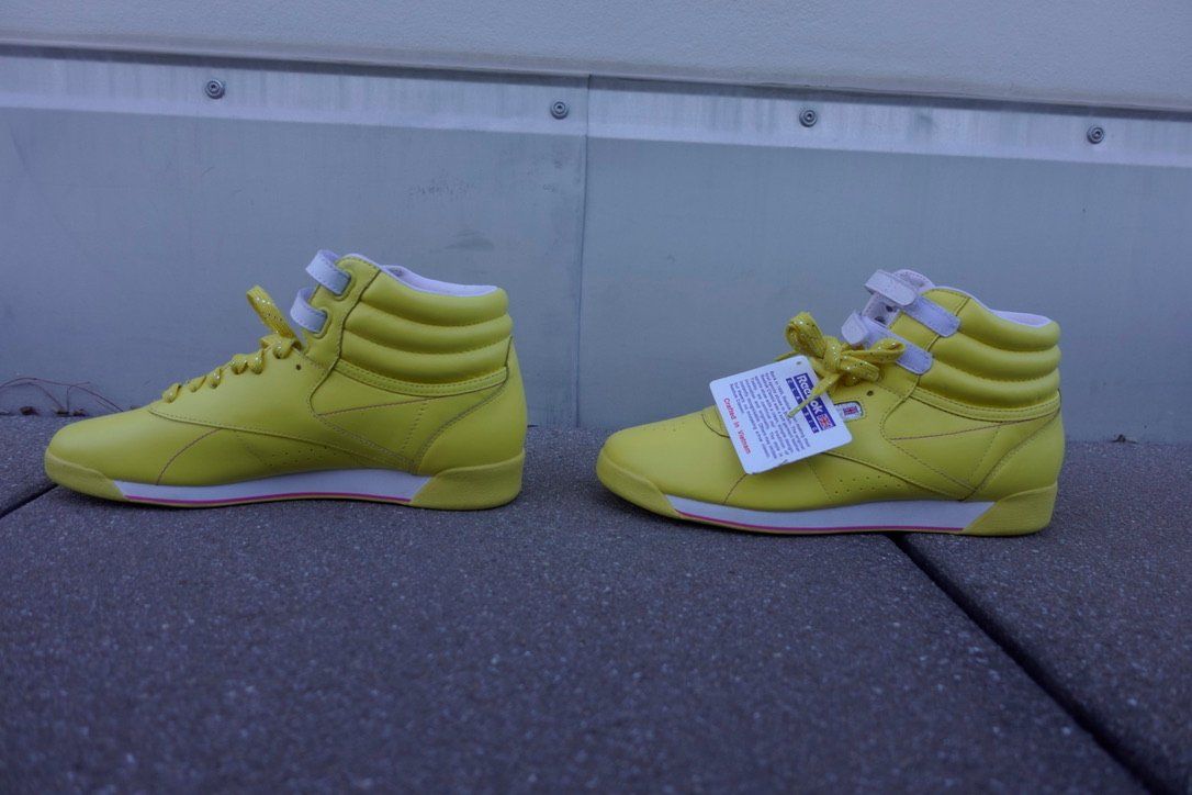 Reebok Scarpe da uomo: Reebok Vintage Turnschuhe 41 gelb – Nuovo e nell'imballaggio originale da Chur venduto da JennyAlexander 1