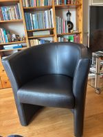 Ledersessel schwarz