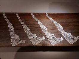 Wunderschöne Stickerei, Applikation, Aufnäher, 4 Stück