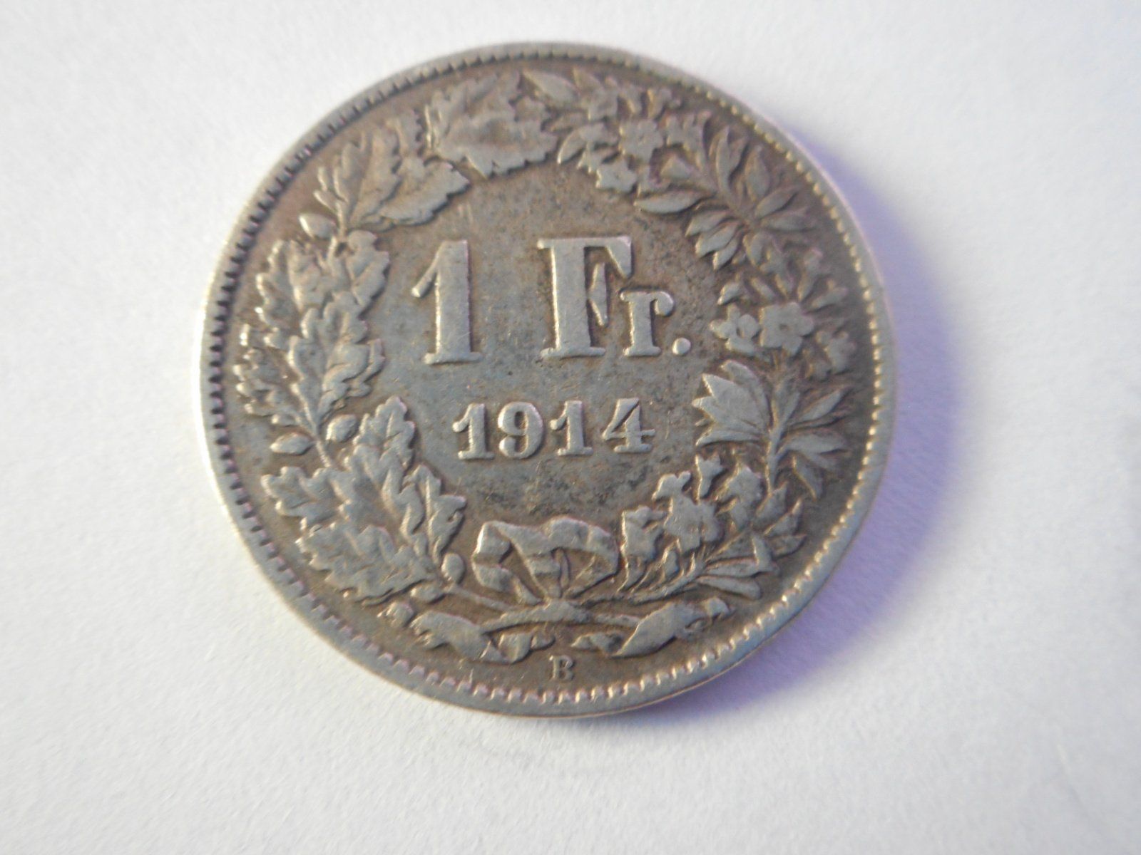 Toutes les monnaies: 1 Fr. 1914  silber – D'occasion à Kriegstetten par pizlad2010