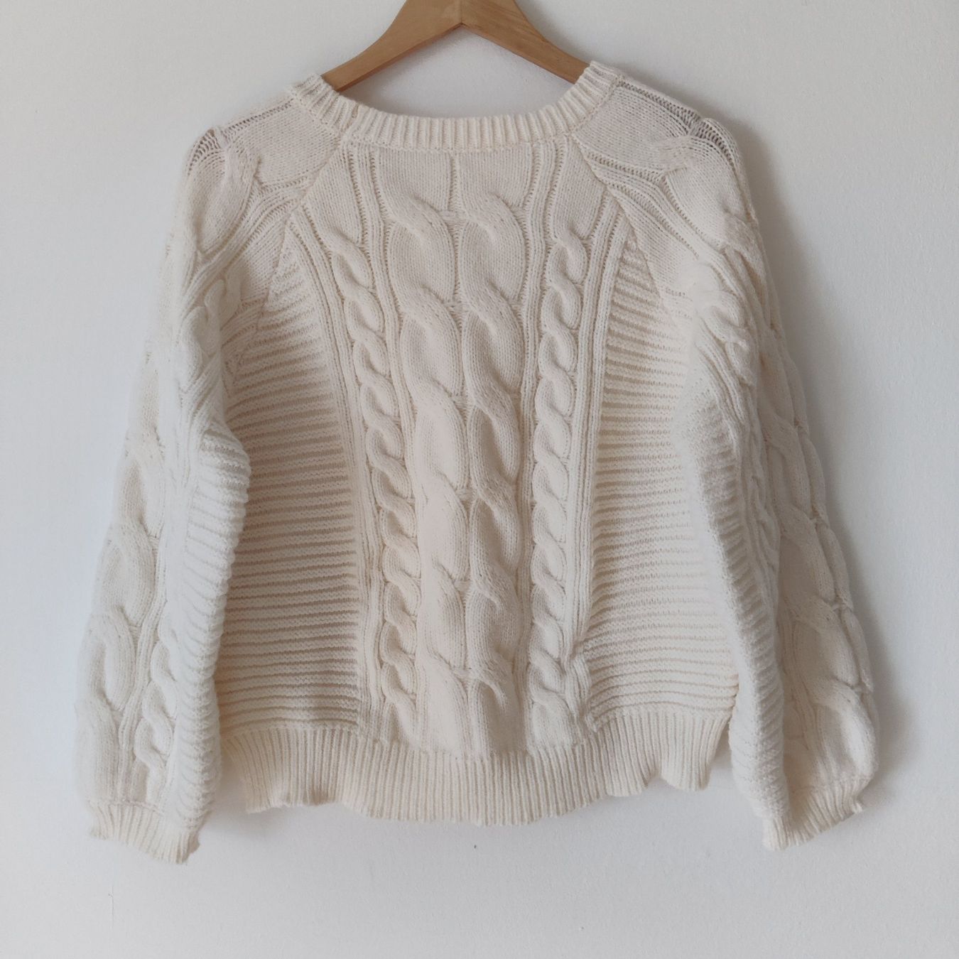 Pullover & Sweatshirts: Kuschelwarmer Zopfstrick-Pulli Pullover cremeweiss Gr. S NEU – Neu (gemäss Beschreibung) aus Winterthur von Lotusherz 3