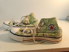 Converse Chucks All Star grün gemustert Gr. 36.5 (nov108)