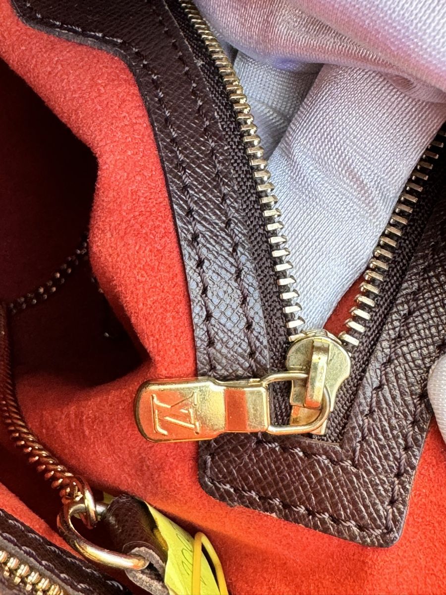 Borse da donna: Louis Vuitton Bucket Ebene Damier Original – Usato da Neuenegg venduto da ilovefashion123 6