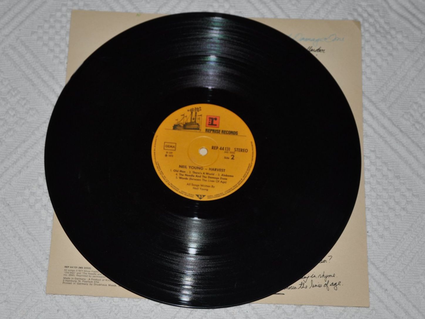 Schallplatten: LP Neil Young - Harvest – Gebraucht aus Boll von Theodora15 7
