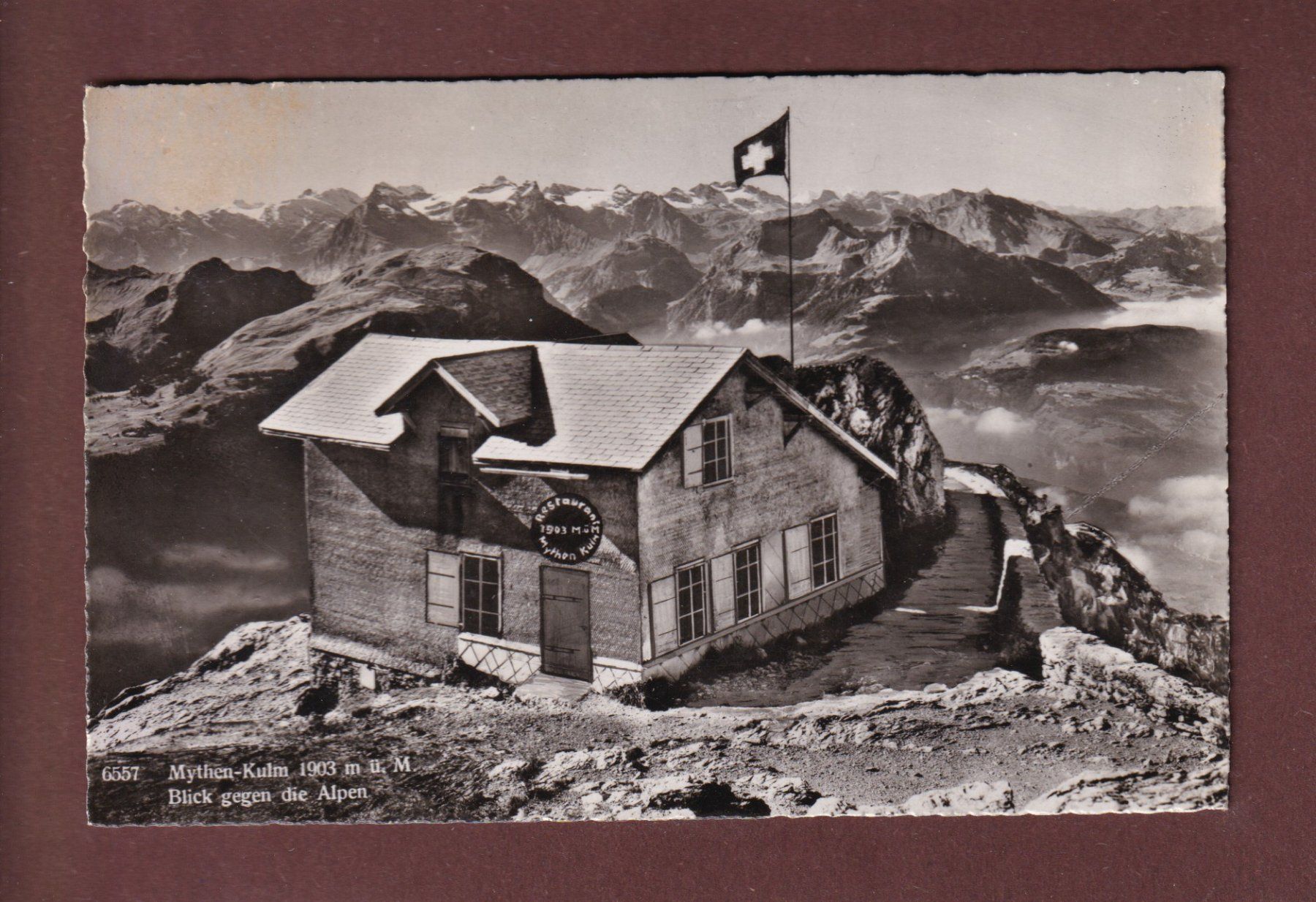 Cartoline postali: MYTHEN-KULM – Usato da Pully venduto da nicecards-shop