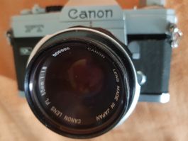 CANON FT Spiegelreflexcamera mit FL Canon zoom 50mm