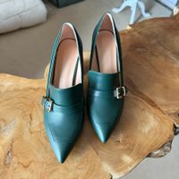 Saekcted: Damenschuh, Grün, Gr. 37, ungetragen