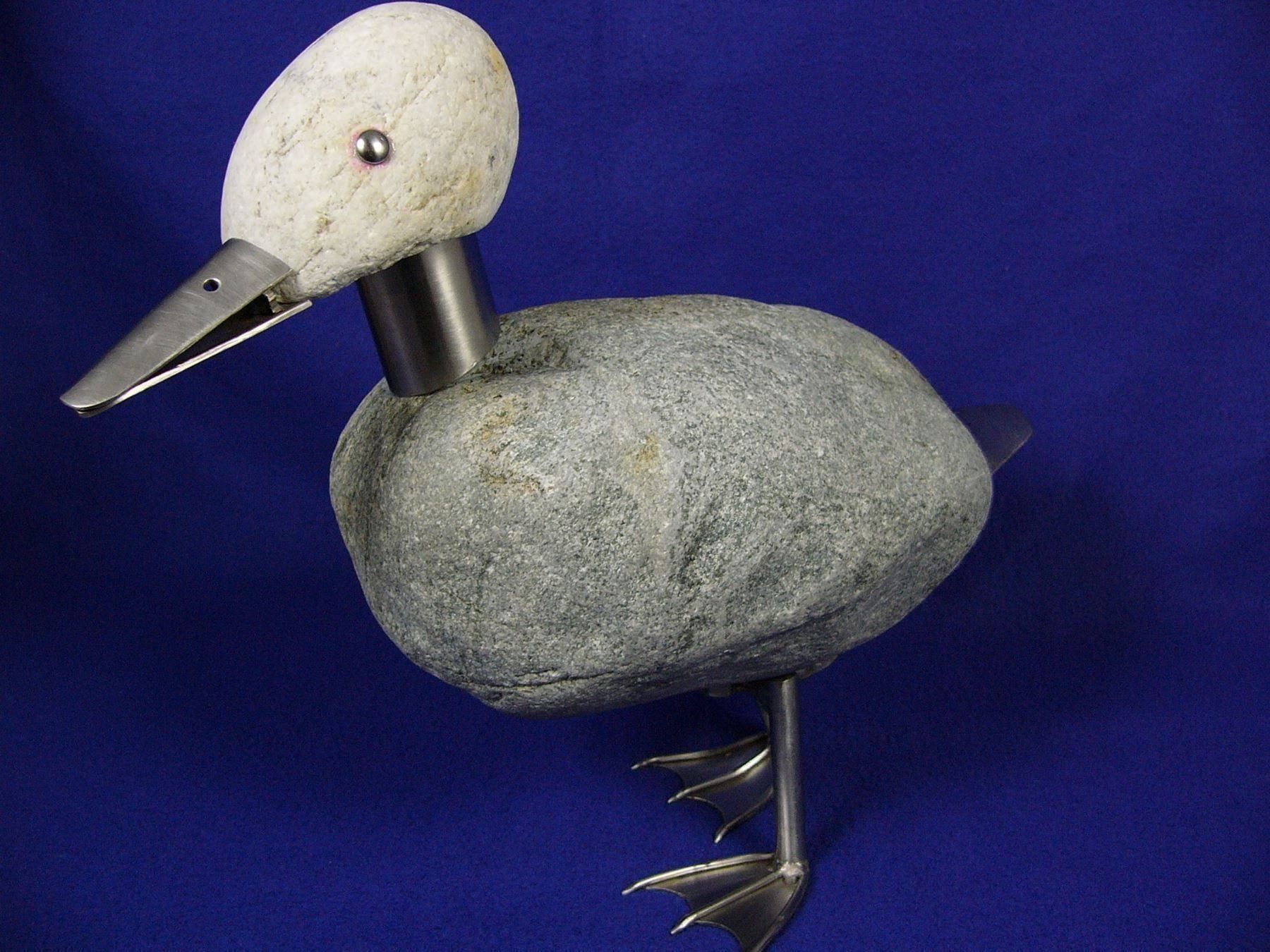 Figuren: Ente aus Stahl und Stein – Neu (gemäss Beschreibung) aus Einsiedeln von steelandstone 3