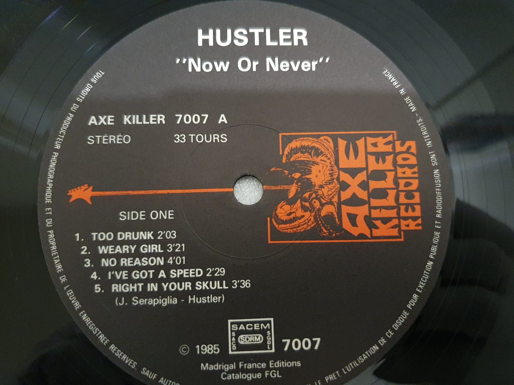 Schallplatten: Hustler – Now Or Never – Gebraucht aus Uster von Vinyl-Leidenschaft 4