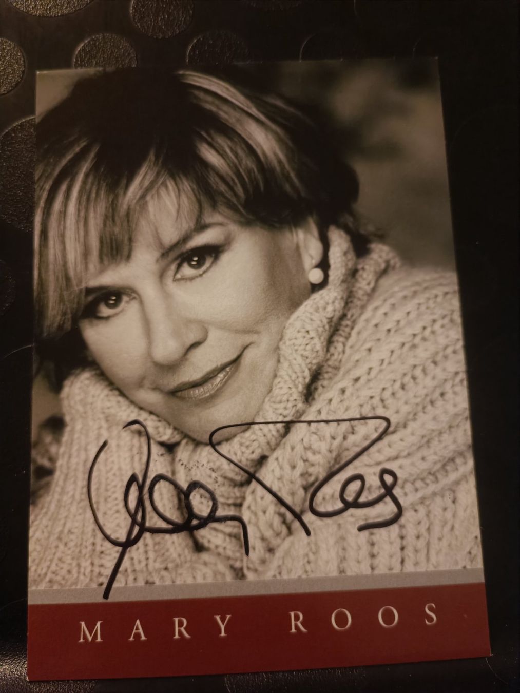 Autografi: Mary Roos - signierte Autogrammkarte – Usato da Menziken venduto da Artographs