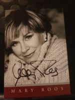 Mary Roos - signierte Autogrammkarte