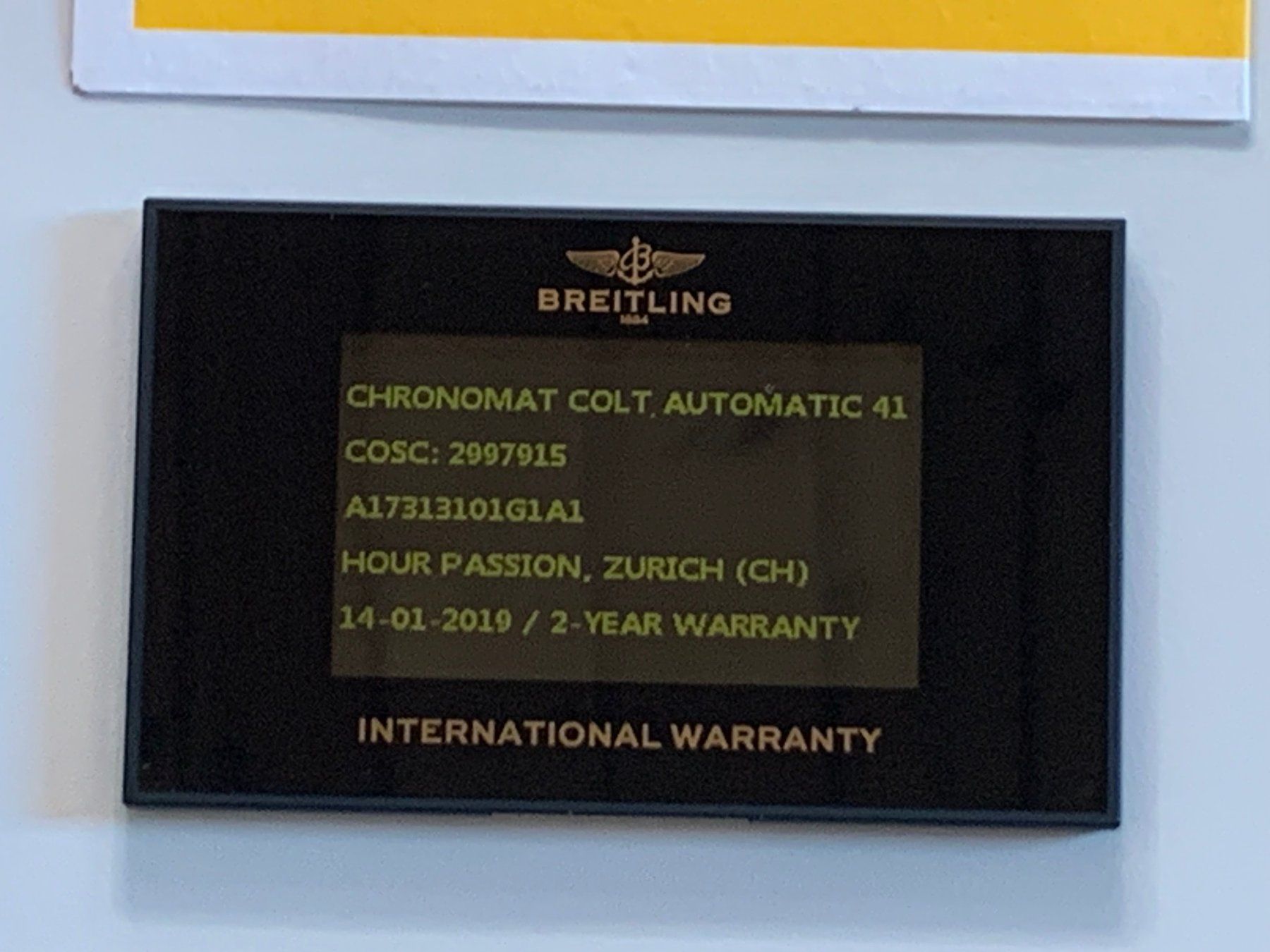 Breitling Montres: Breitling Colt Automatic 41 - A17313101G1A1 – D'occasion à Ostermundigen par RG-Collector 6