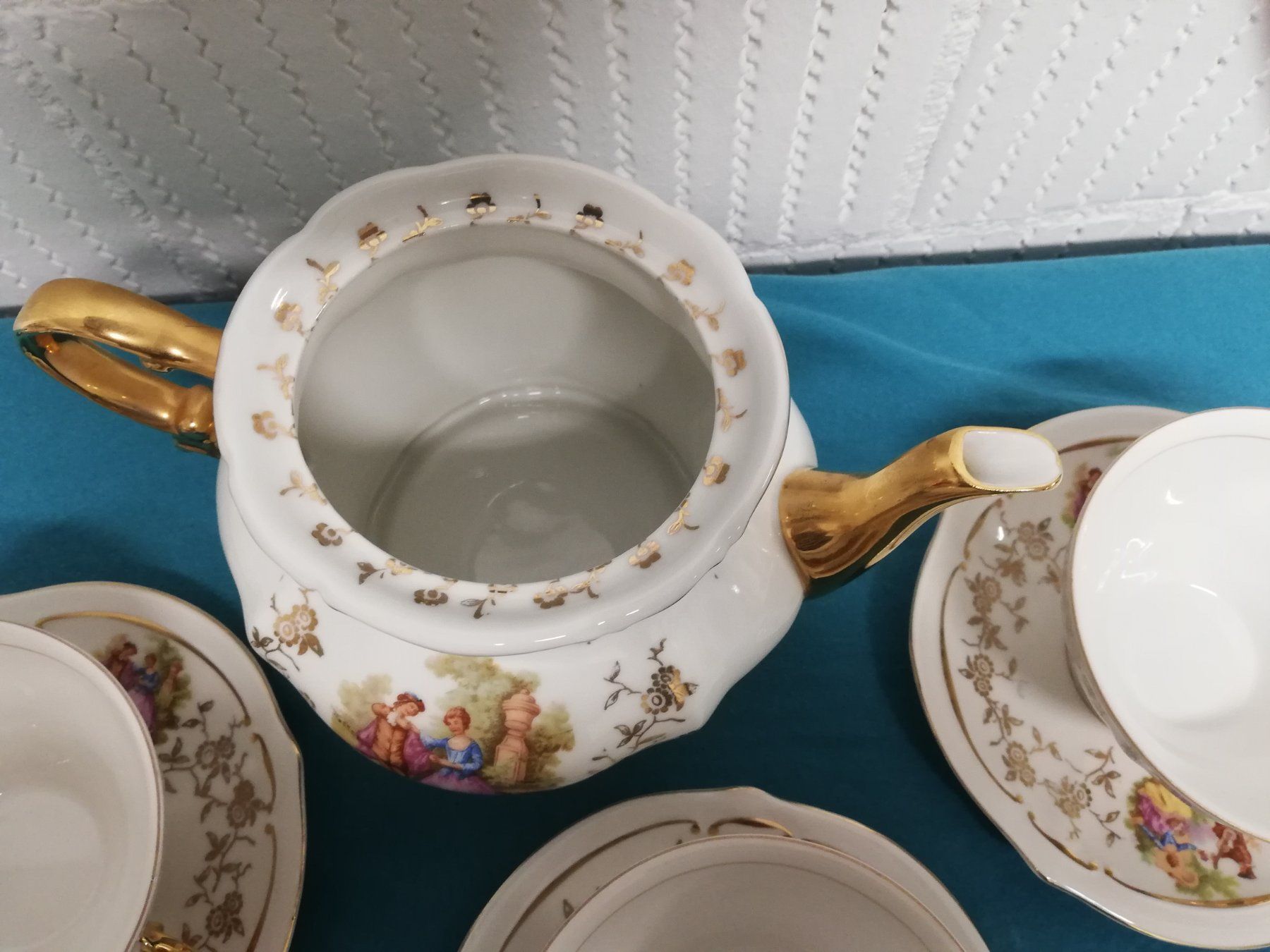 Set di piatti: Bavaria Teeservice alt Fragonard Goldrand – Usato da Untersiggenthal venduto da Marlen59 3