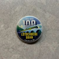 Pin / Brosche "100 Jahre Lötschbergbahn 1913-2013" BLS