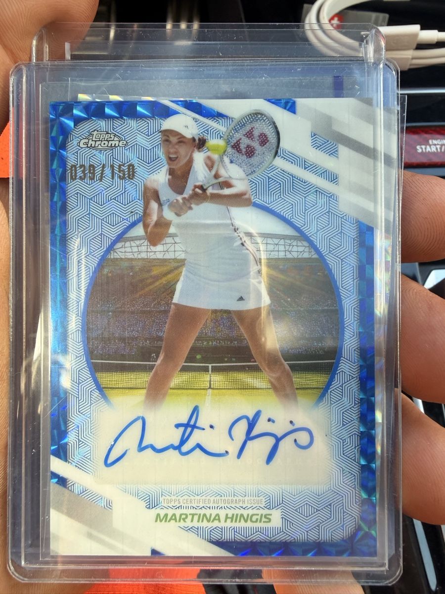 Topps Sammelbilder & Trading cards: Martina Hingis Topps Chrome Autograph/150 – Neu (gemäss Beschreibung) aus Wahlen b. Laufen von Ms_collector