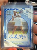 Martina Hingis Topps Chrome Autograph/150