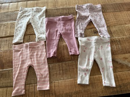Baby Leggings Hosen Set, Gr. 62-68 Mädchen, Top Zustand!