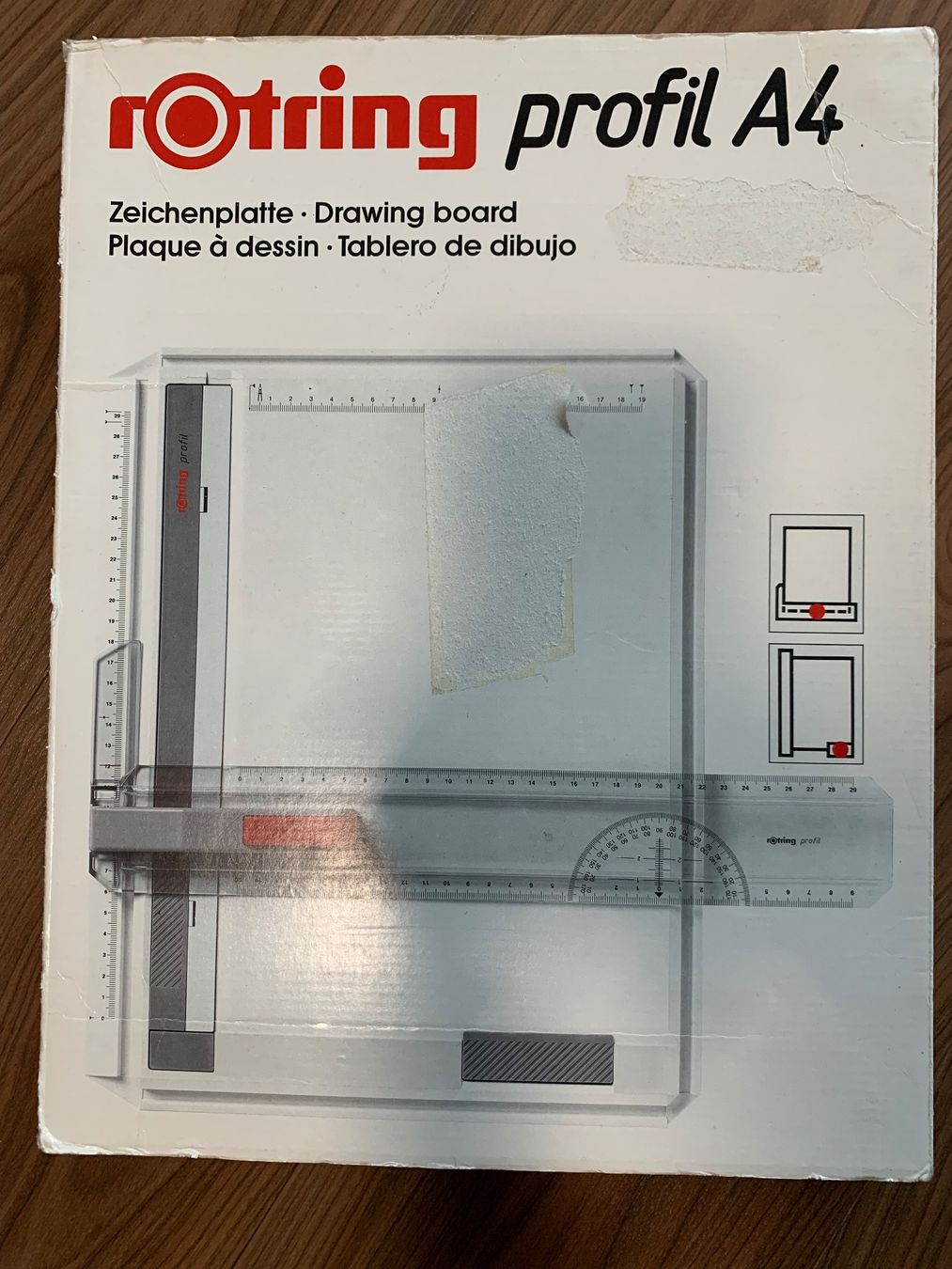 Piatti di portata: Rotring Zeichenplatte Profil A4 – Usato da Zeihen venduto da cindyscad
